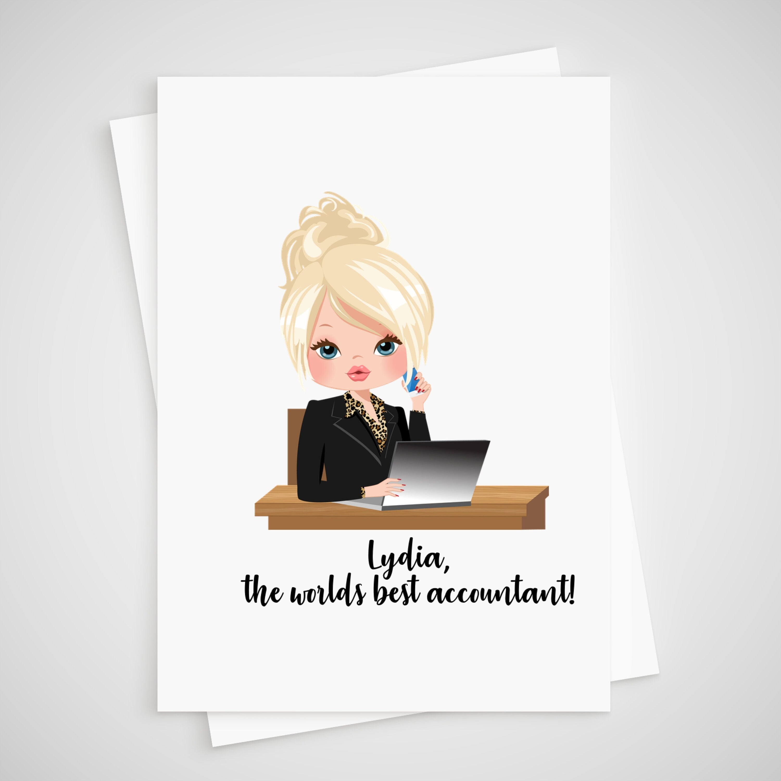 Personalized Accountant Card: Congratulations, Thank You