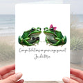 Frog Engagement Card Personalised