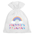 Rainbow Pyjama Bag Personalised Sleepover Slumber Party