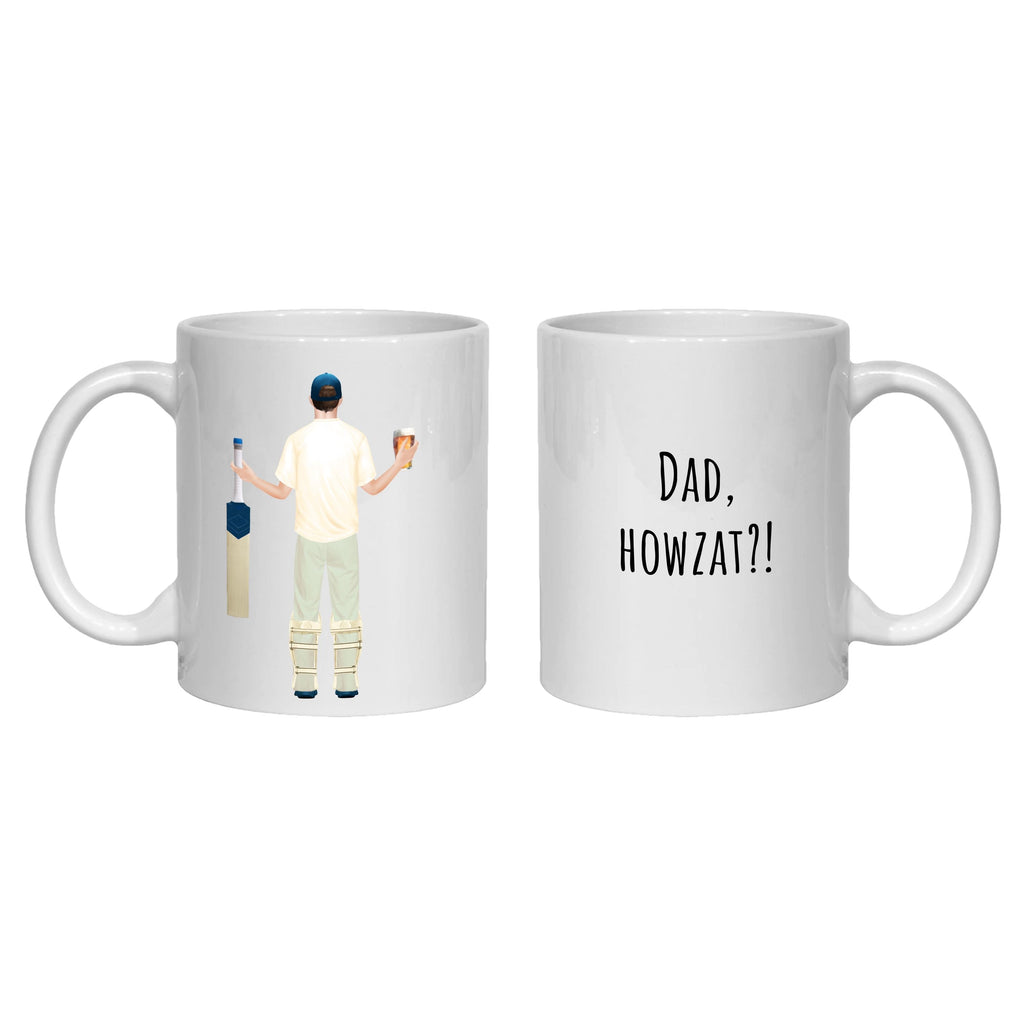 Personalised Cricket Mug – gift for dad, brother, son