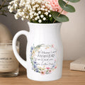 Personalised small Vase for Mummy Mum Mom Flower Keepsake from children