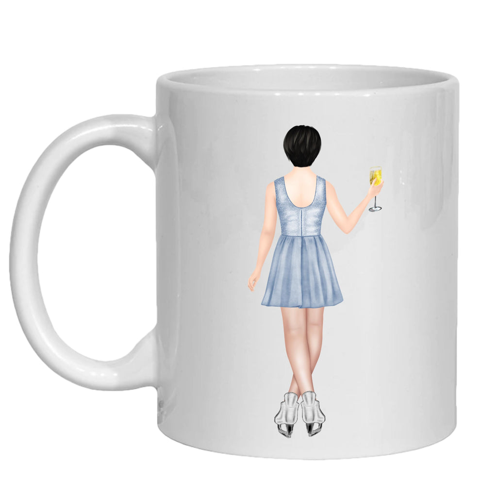 Ice Skater Mug Gift Personalised for her Ice Skating woman