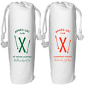 Apres-Ski Club Wine Bottle Bag Personalised gift for skiier skiing