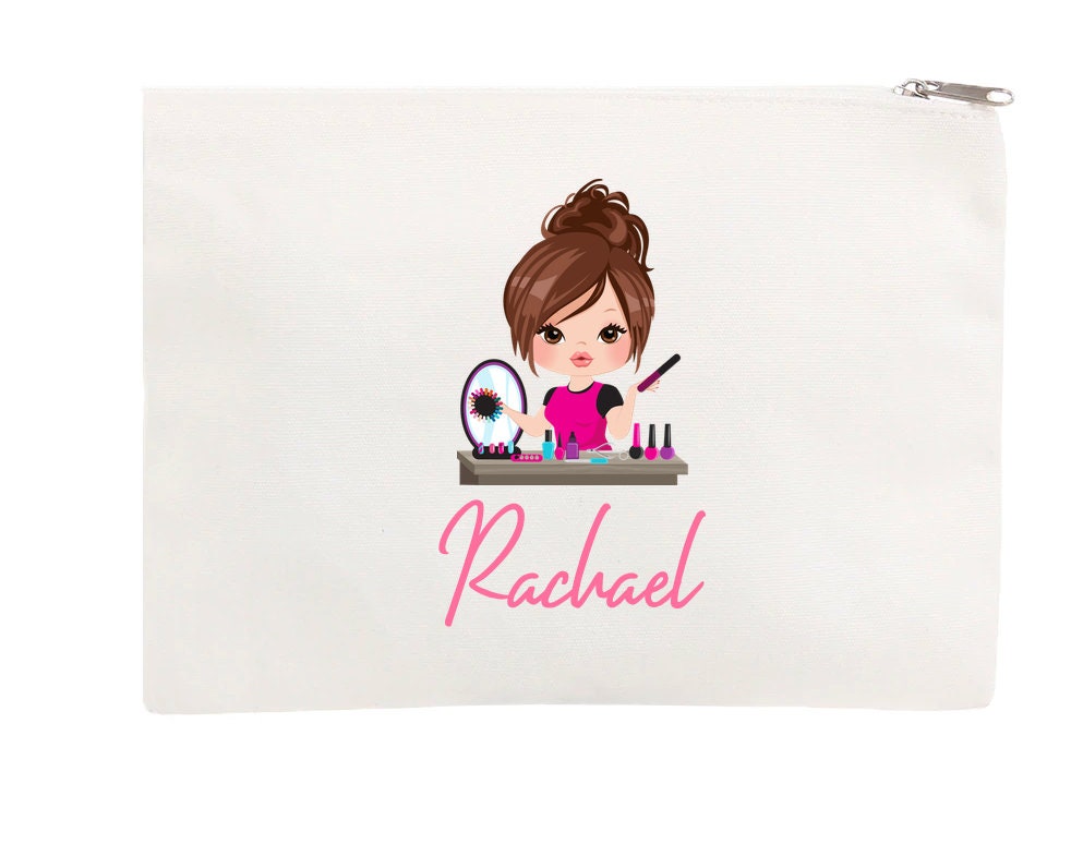 Nail Polish Bag Personalised manicurist nail tech beautician gift cosmetics