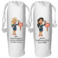 Personalised Estate Agent Wine Gift Bag Real Estate Realtor Mortgage Advisor