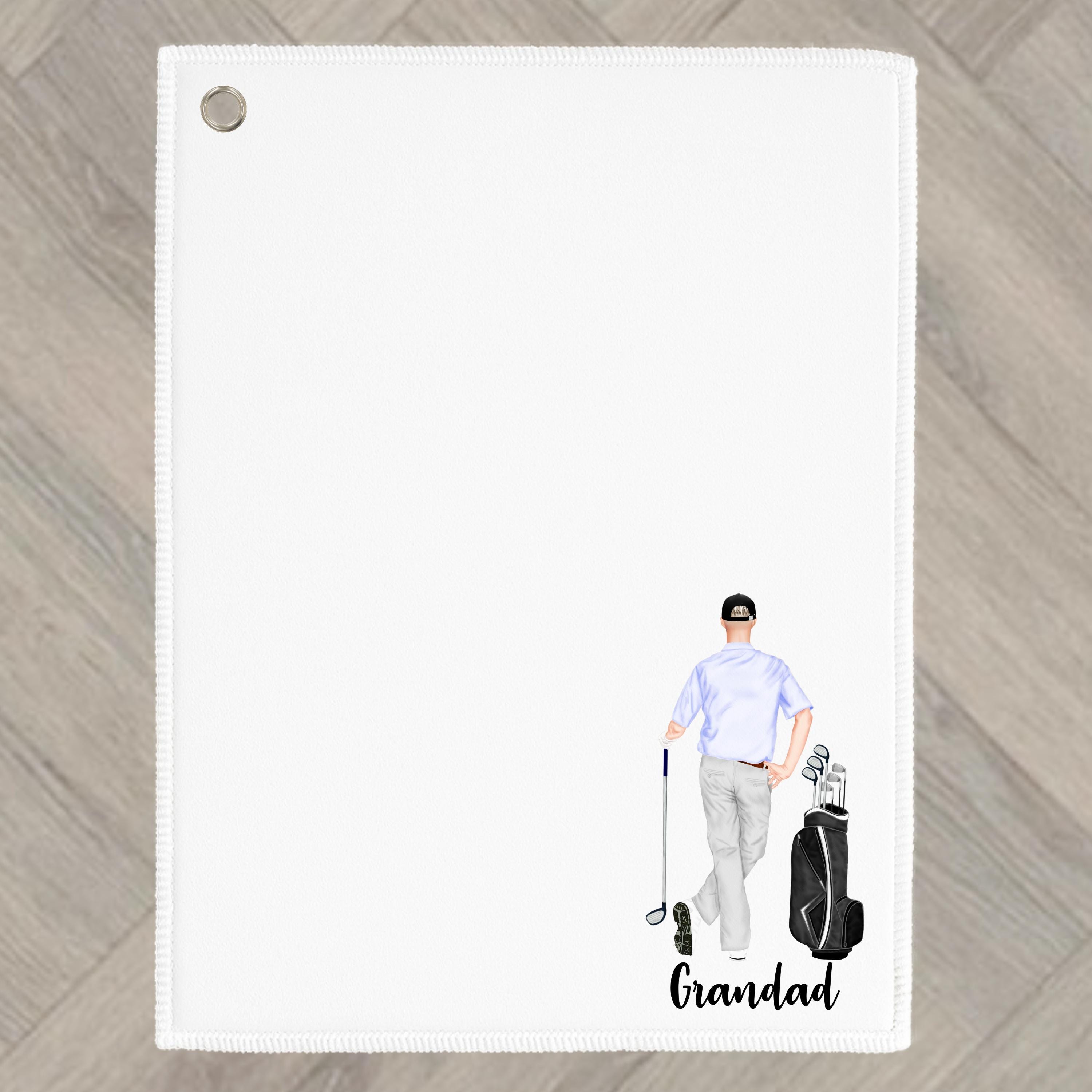 Golf Towel Personalised Gift for man