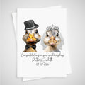 Duck Wedding Card Personalised Bride & Groom