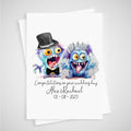 Monster Wedding Card Personalised Novelty Bride & Groom