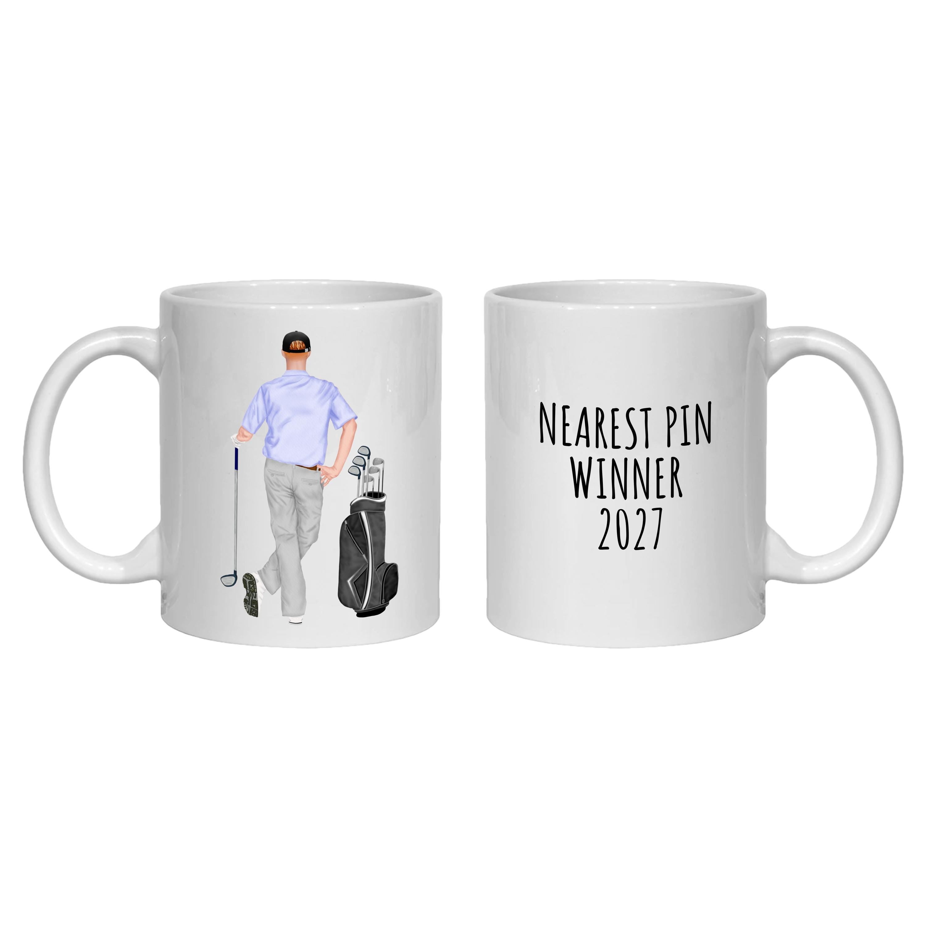Golf Mug Personalised Tournament Winner Gift, Captain, Nearest Pin