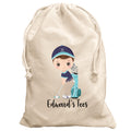Tee Bag for Golfer Boy Personalised Child Golf Gift