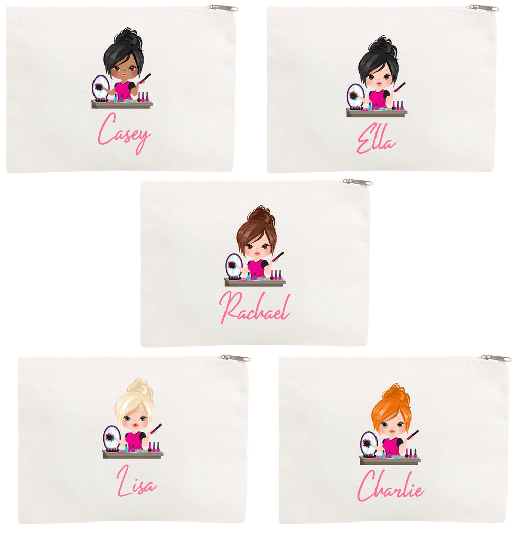 Nail Polish Bag Personalised manicurist nail tech beautician gift cosmetics
