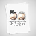 Baseball Wedding Card Personalised