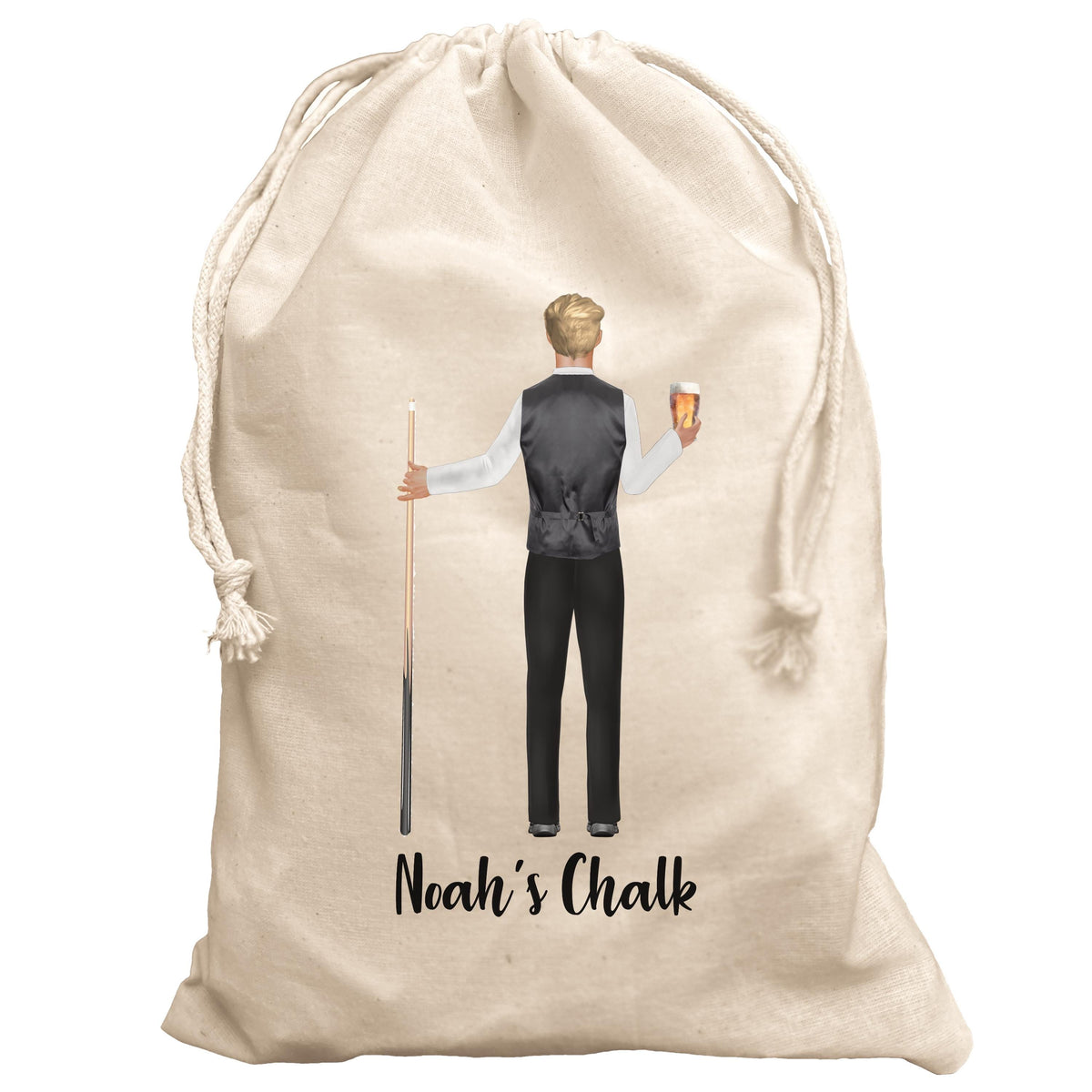 Snooker Chalk bag Personalised gift for snooker player pool billiards