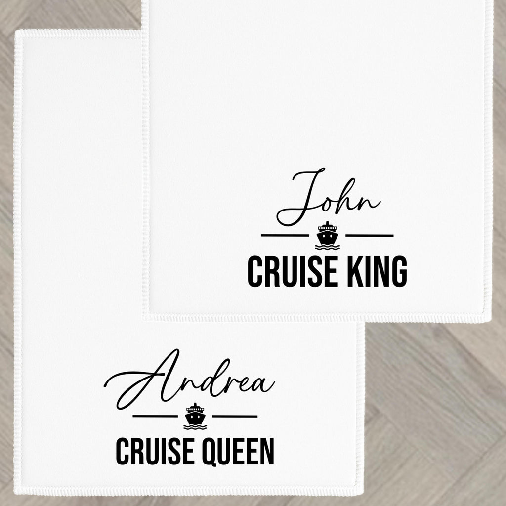 Cruise Queen King Hand Towel Personalised Spa