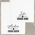 Cruise Queen King Hand Towel Personalised Spa
