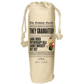 Graduation Newspaper Wine Bag - personalised gift for graduate, degree, BSc, BA, Phd, Masters