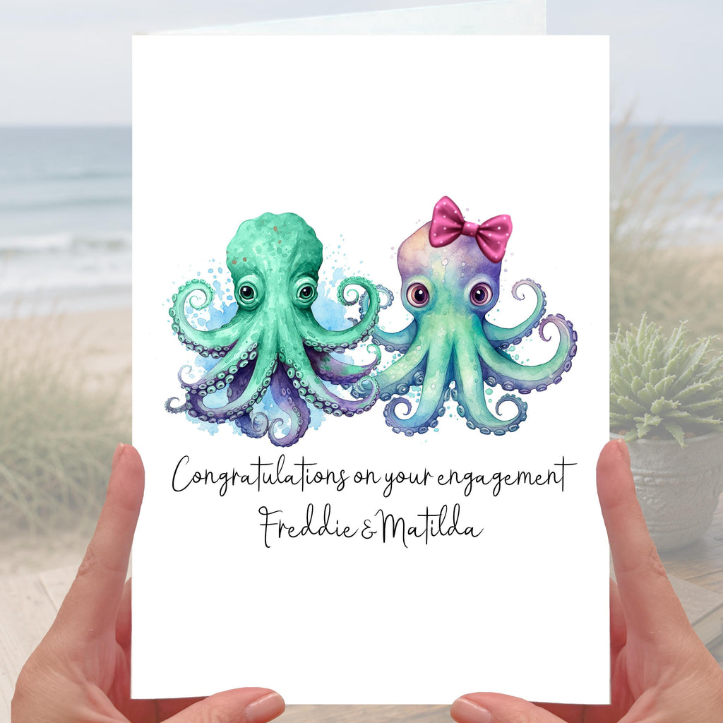 Octopus Engagement Card Personalised