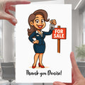 Estate Agent Card personalised for Real Estate Realtor