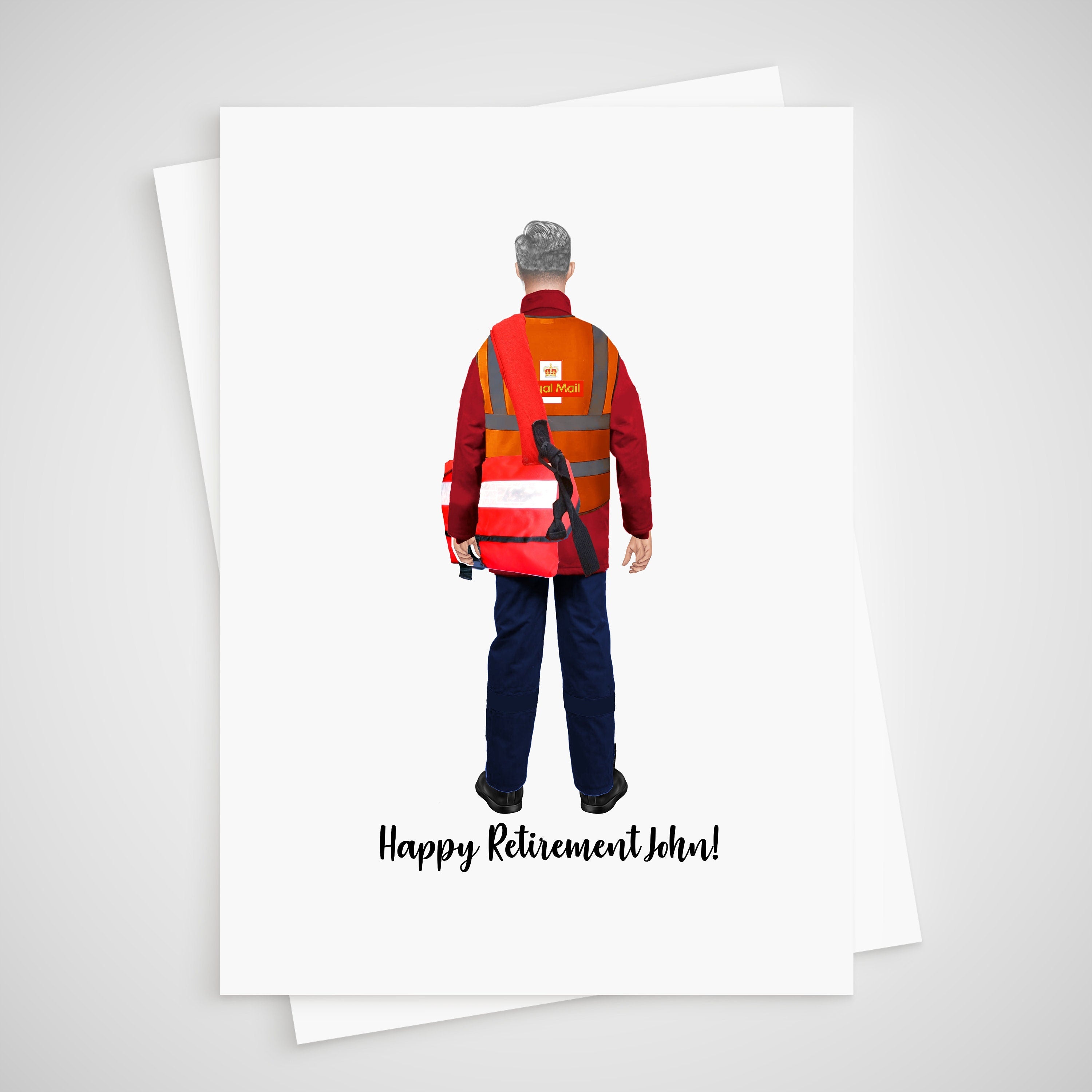 Postman Retirement Card Personalised