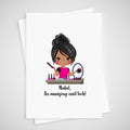 Nail Tech Card Personalised for manicurist technician