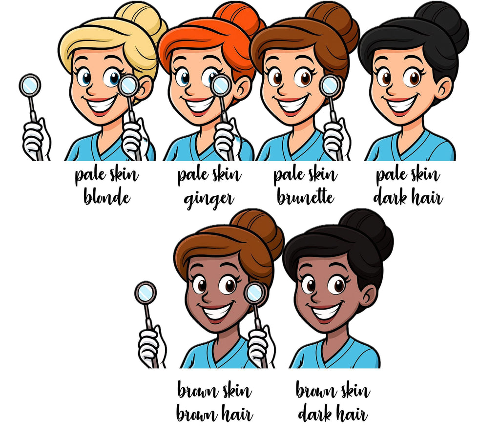 Dentist Mirror Personalised Compact Gift for Dental Nurse Hygienist