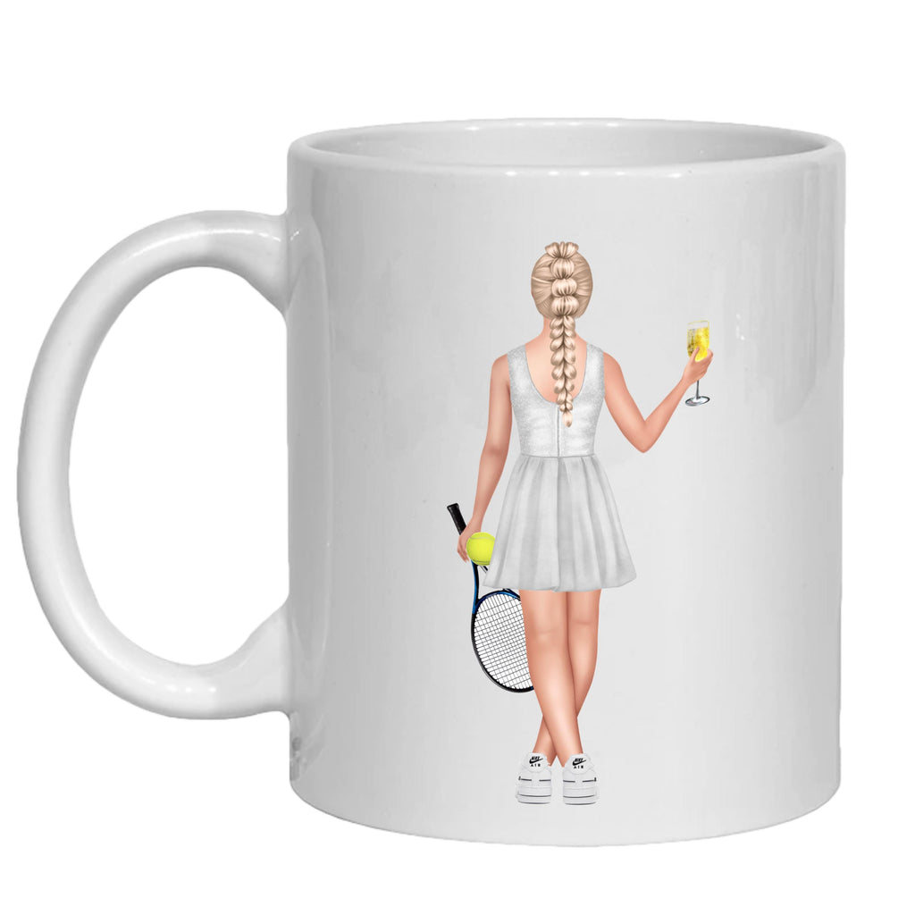 Tennis Mug Gift Personalised for her