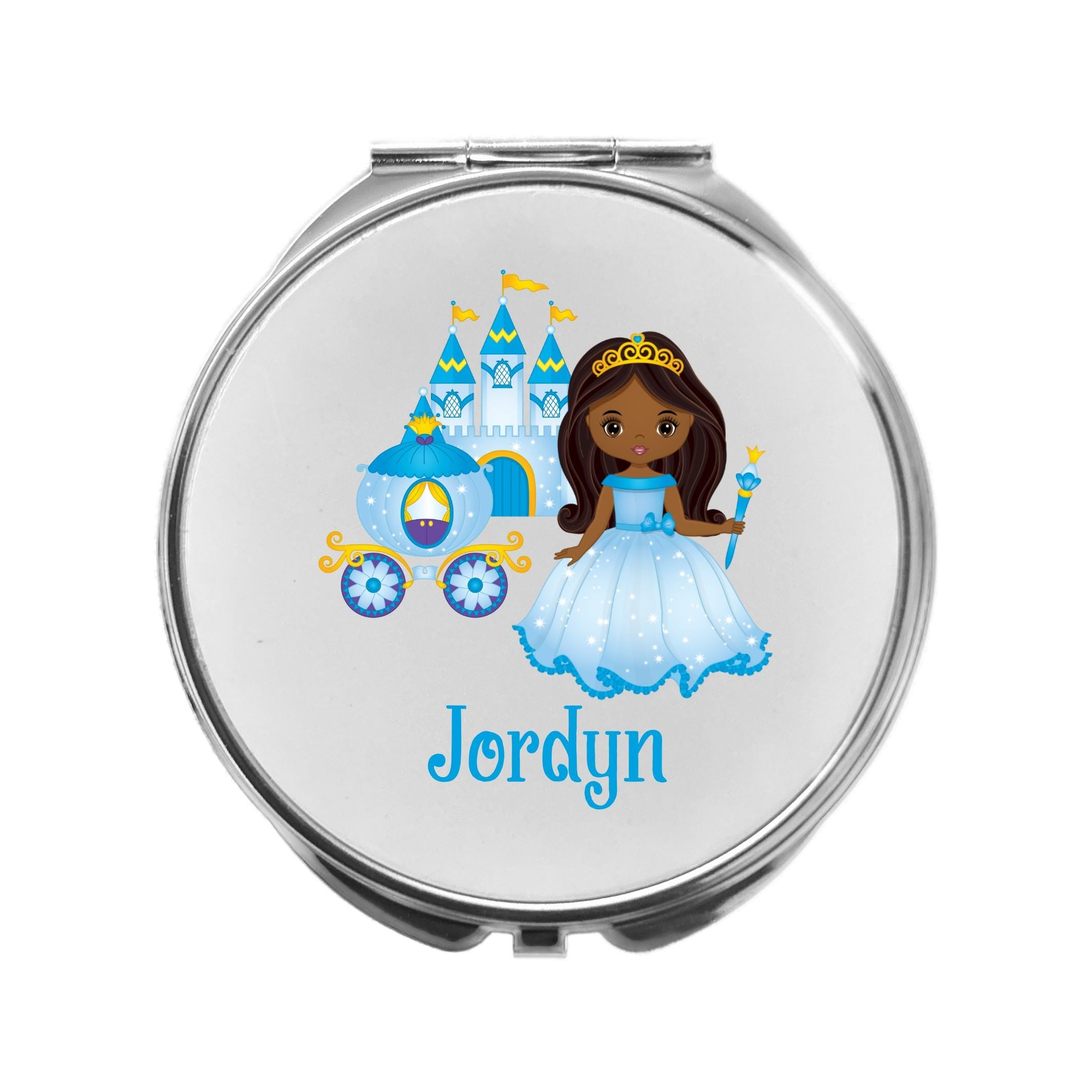 Cinderella Mirror Compact Personalised Princess