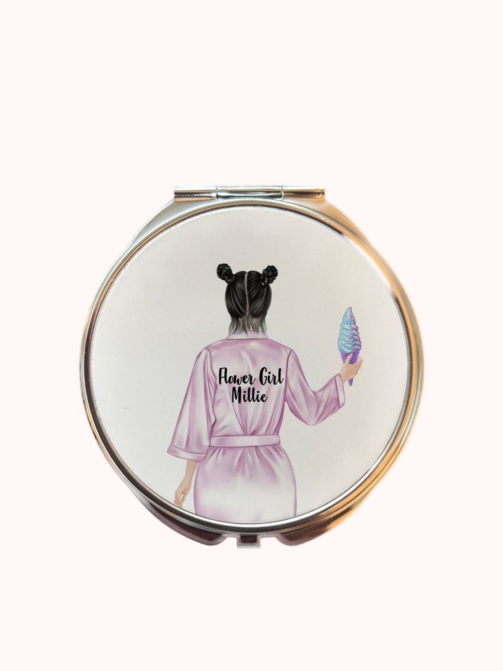 Personalized Compact Mirror: Bridal Party Wedding Keepsake
