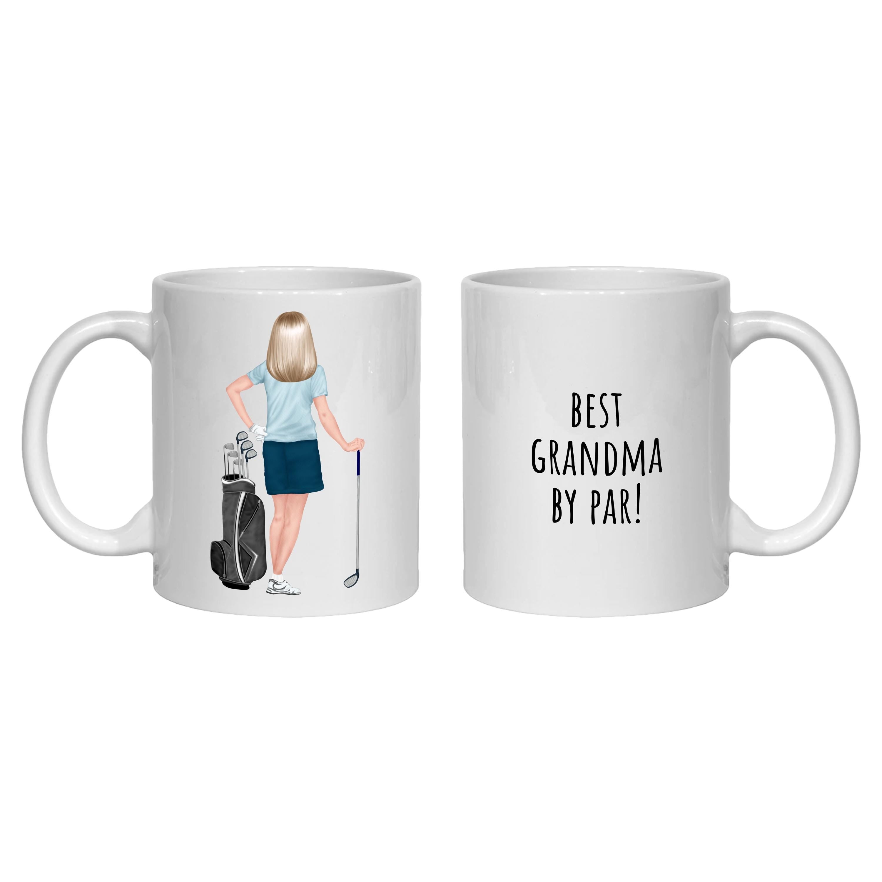 Golf Mug Personalised Grandma Gift for Nan Nanny Mum Mummy