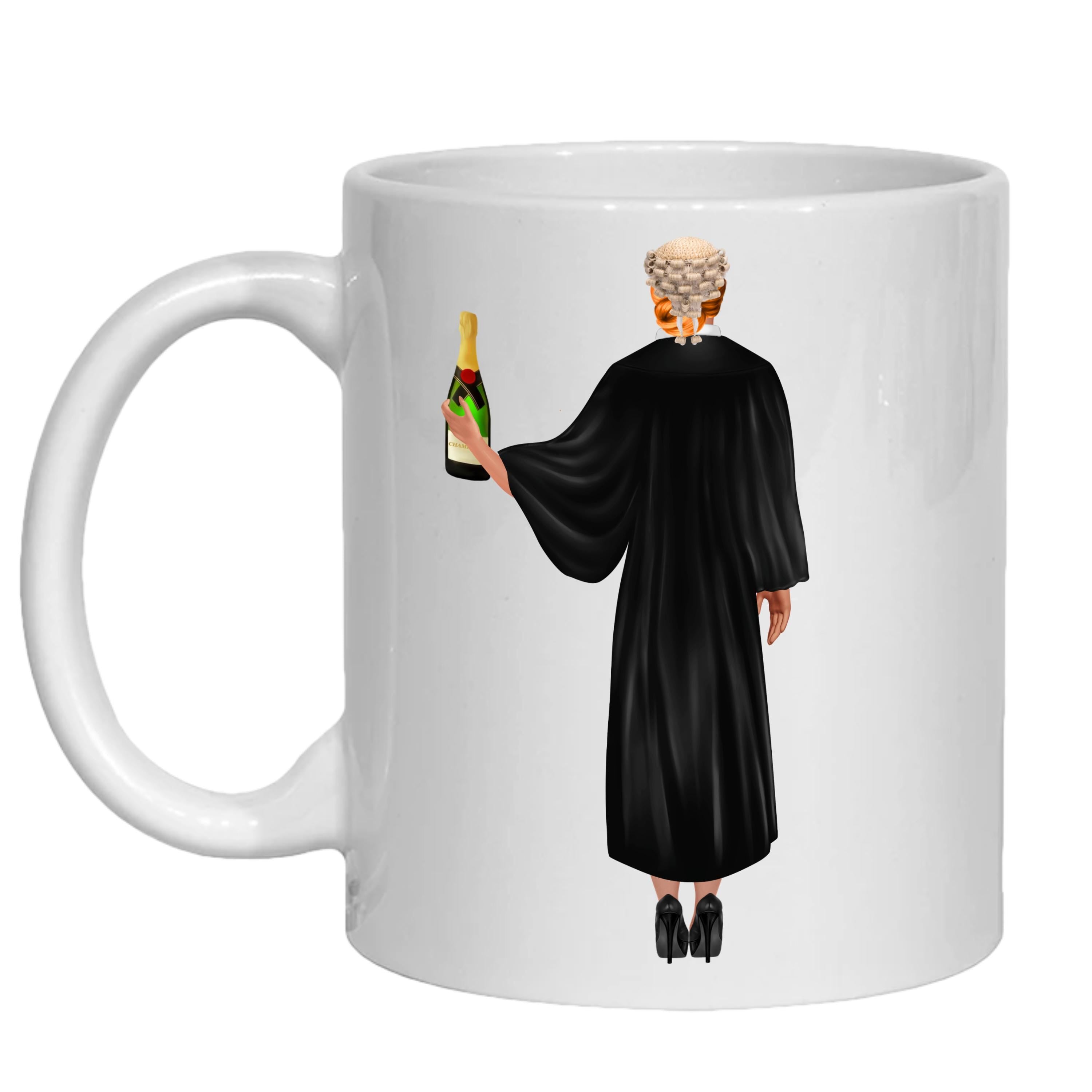 Lawyer Mug Personalised for her Graduation Barrister Solicitor Judge Law Degree Congratulations Exams