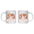 Personalised 35 year anniversary mug 35th coral