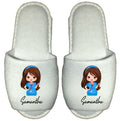 Nurse Spa Slippers Personalised  gift for nurse carer midwife healthcare worker