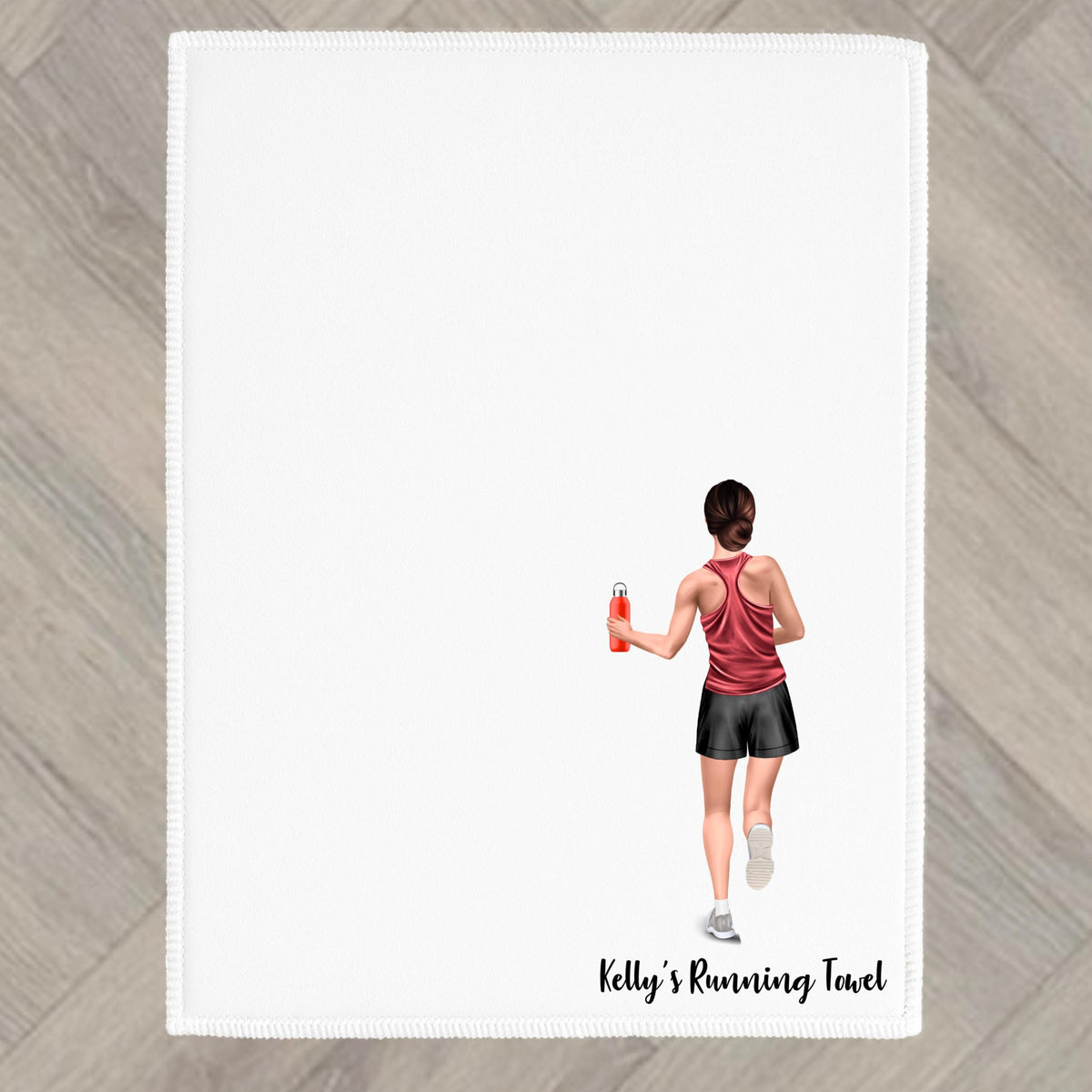 Running Towel Personalised fitness gym exercise Woman Present Gift