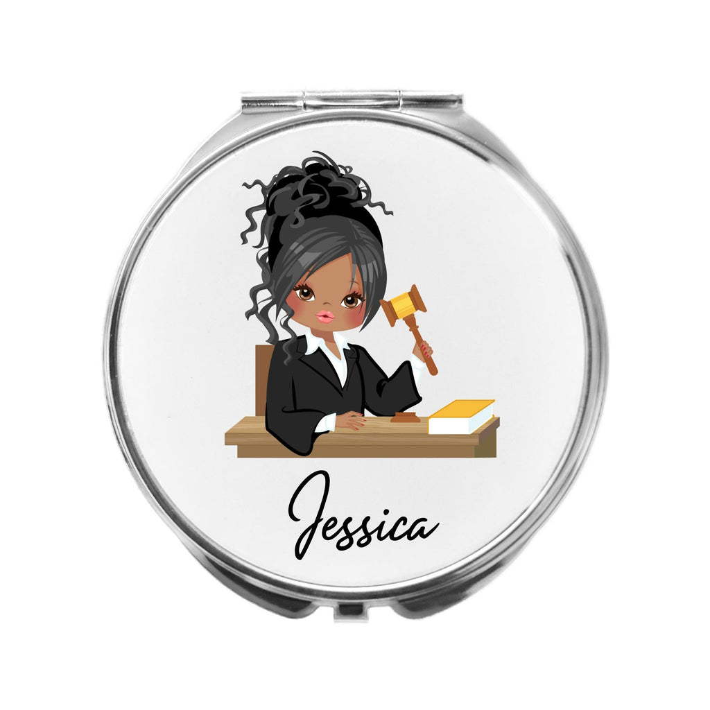 Lawyer Mirror Personalised Compact Gift for Solicitor Judge Paralegal Legal Secretary