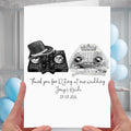 Wedding DJ Thank you Card Personalised Musician