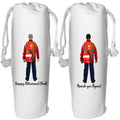 Postman Wine Bag Personalised Gift for postal worker retirement thank you mailman