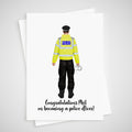 Policeman Card New Job Personalised Congratulations Police officer passing out