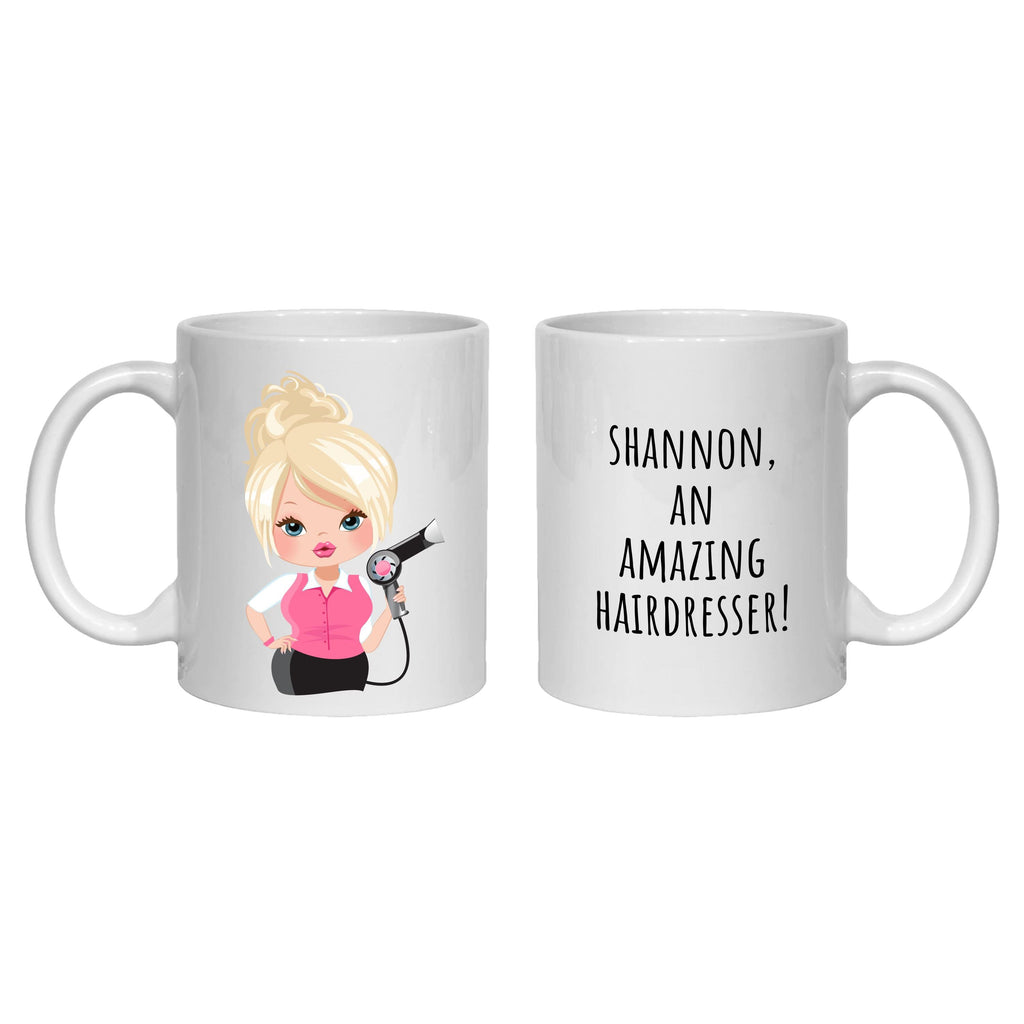 Hairdresser Personalised Mug for her Hair stylist, Salon Gift