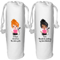 Hairdresser Wine Bag Personalised Gift for Salon Wedding New Job Thank you