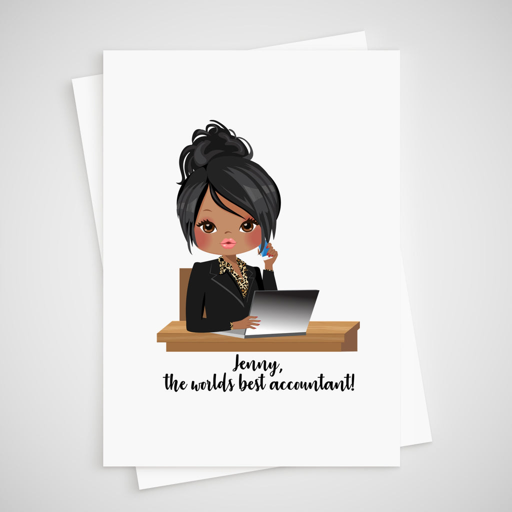 Personalized Accountant Card: Congratulations, Thank You