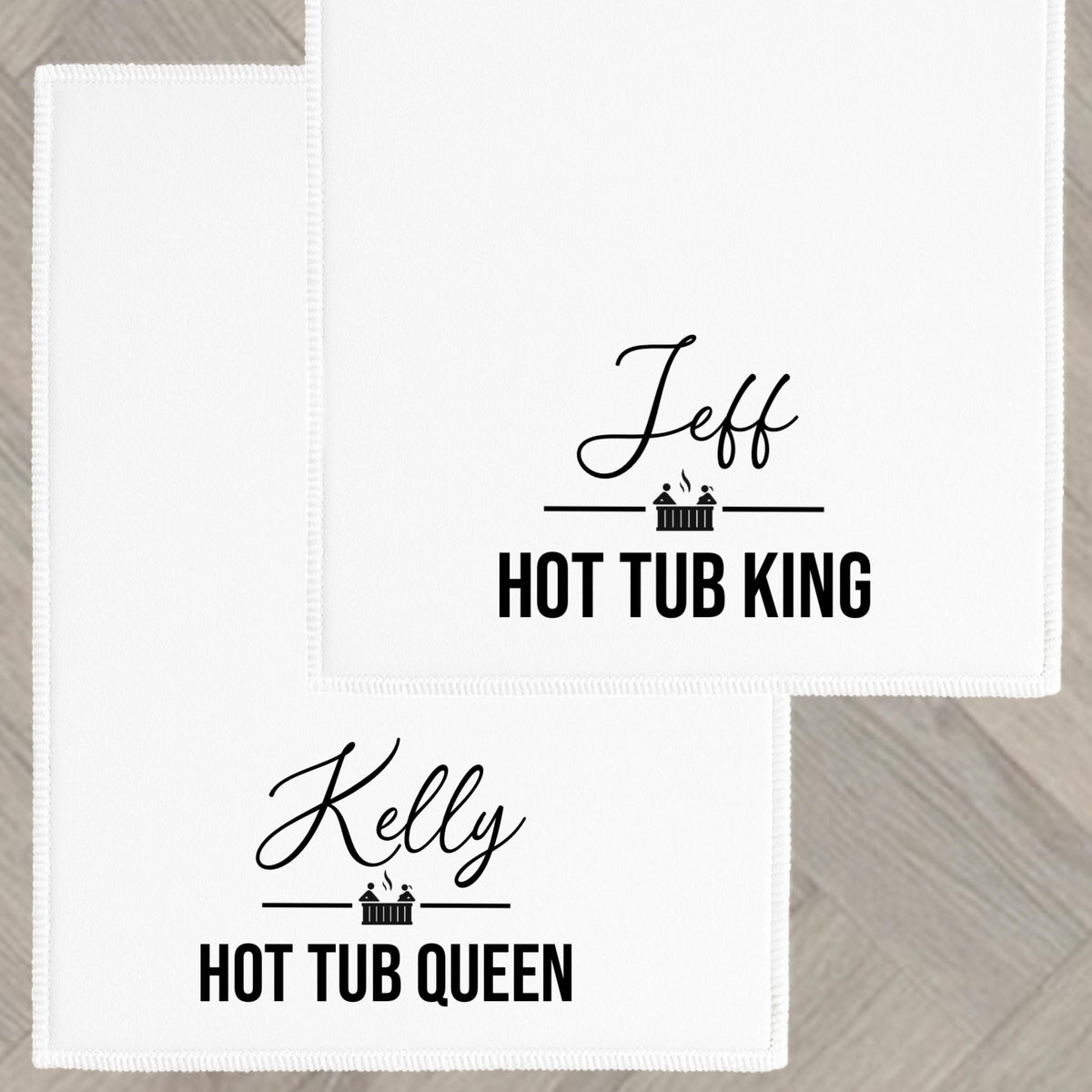 Hot Tub Queen King Face Towel Personalised Hand Towel