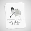 Personalised Tennis Wedding Card