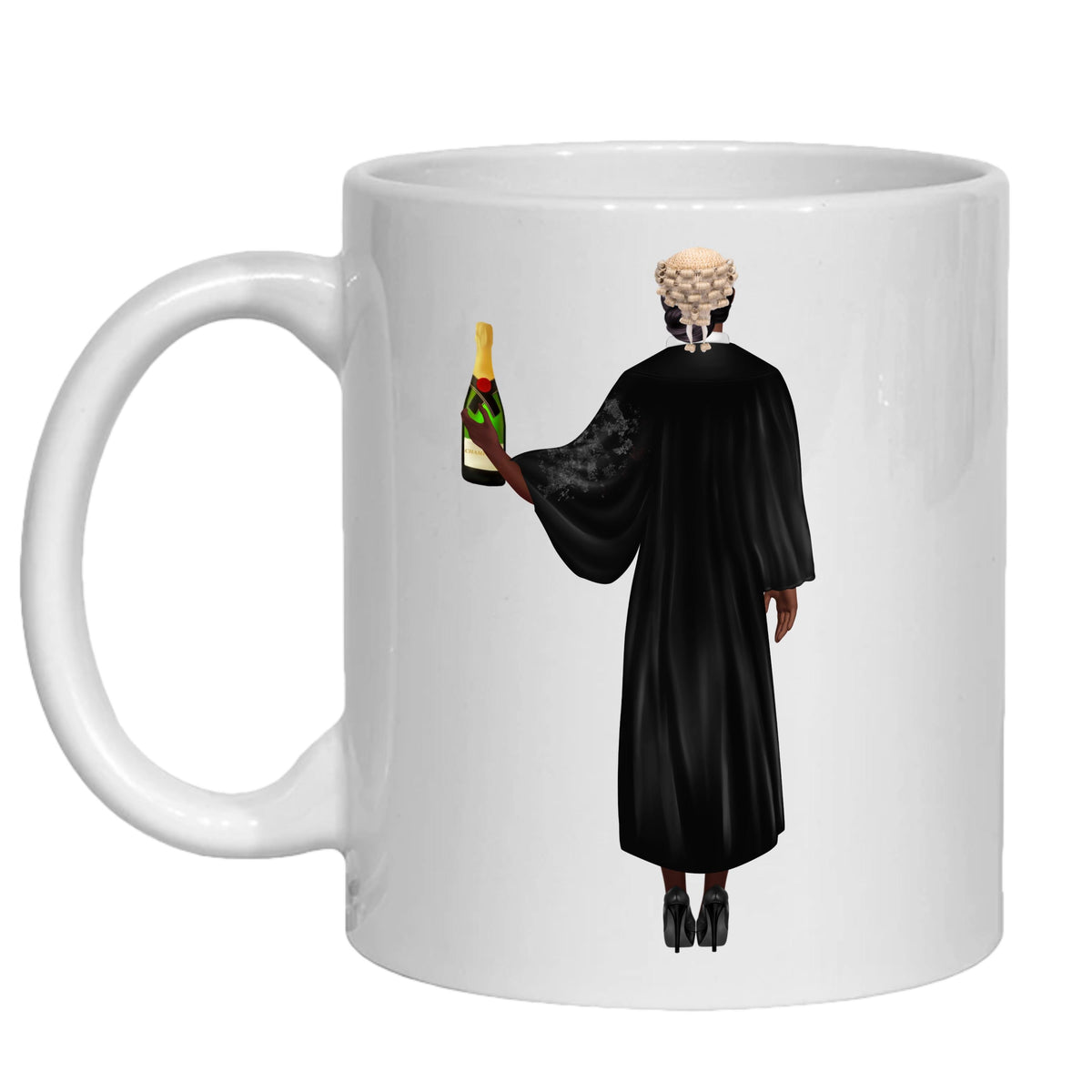 Female Lawyer Mug Personalised Retirement gift for her Barrister Solicitor Judge Law