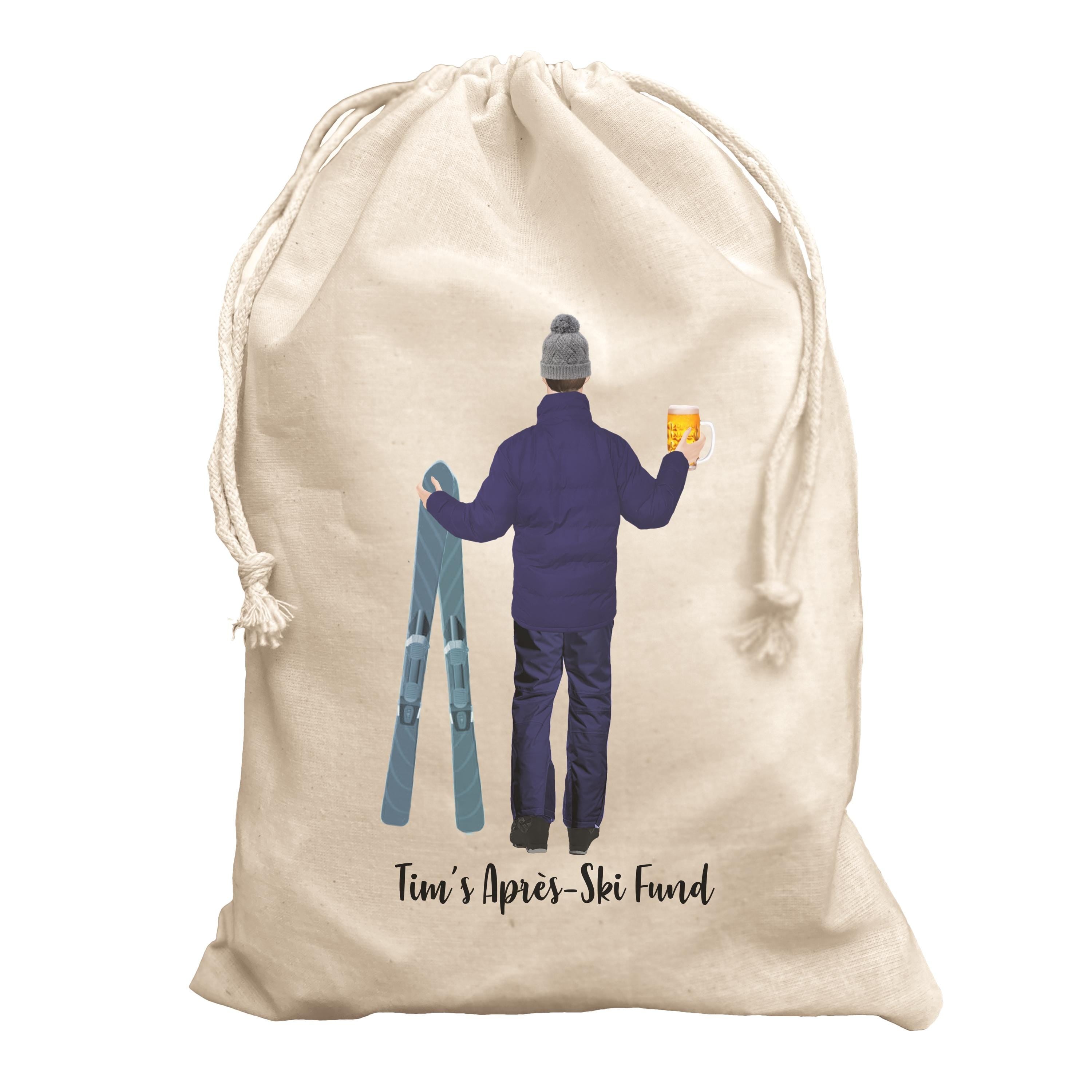 Apres-Ski fund bag Personalised gift for skiier, apres-ski, winter olympics male