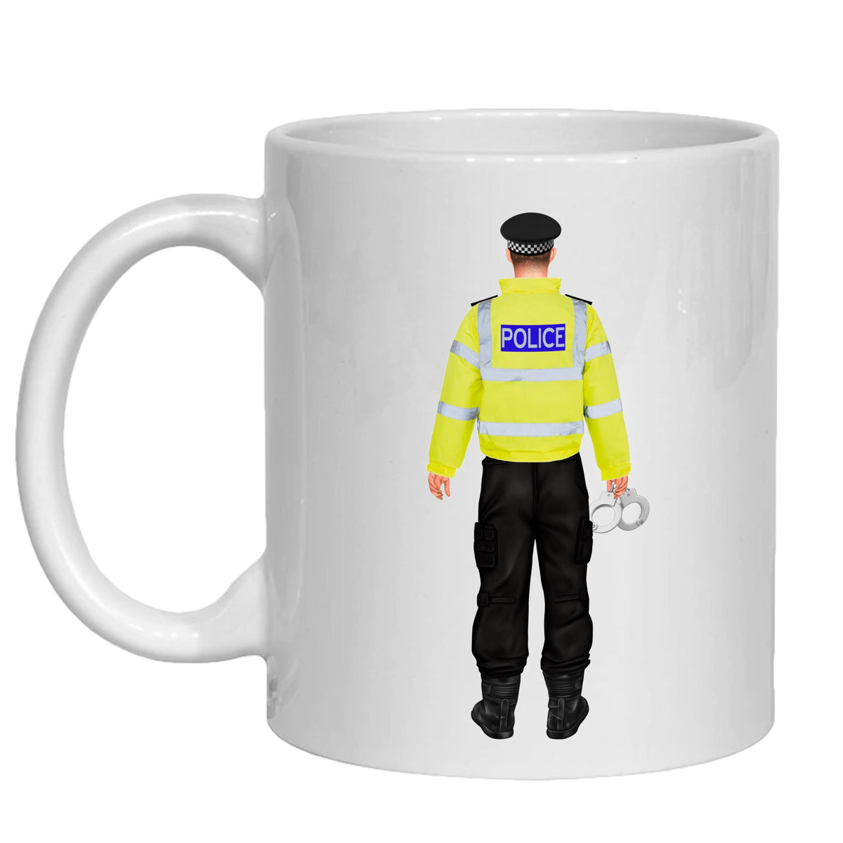 Policeman Mug Personalised Retirement Gift - sergeant, pc, dc, detective