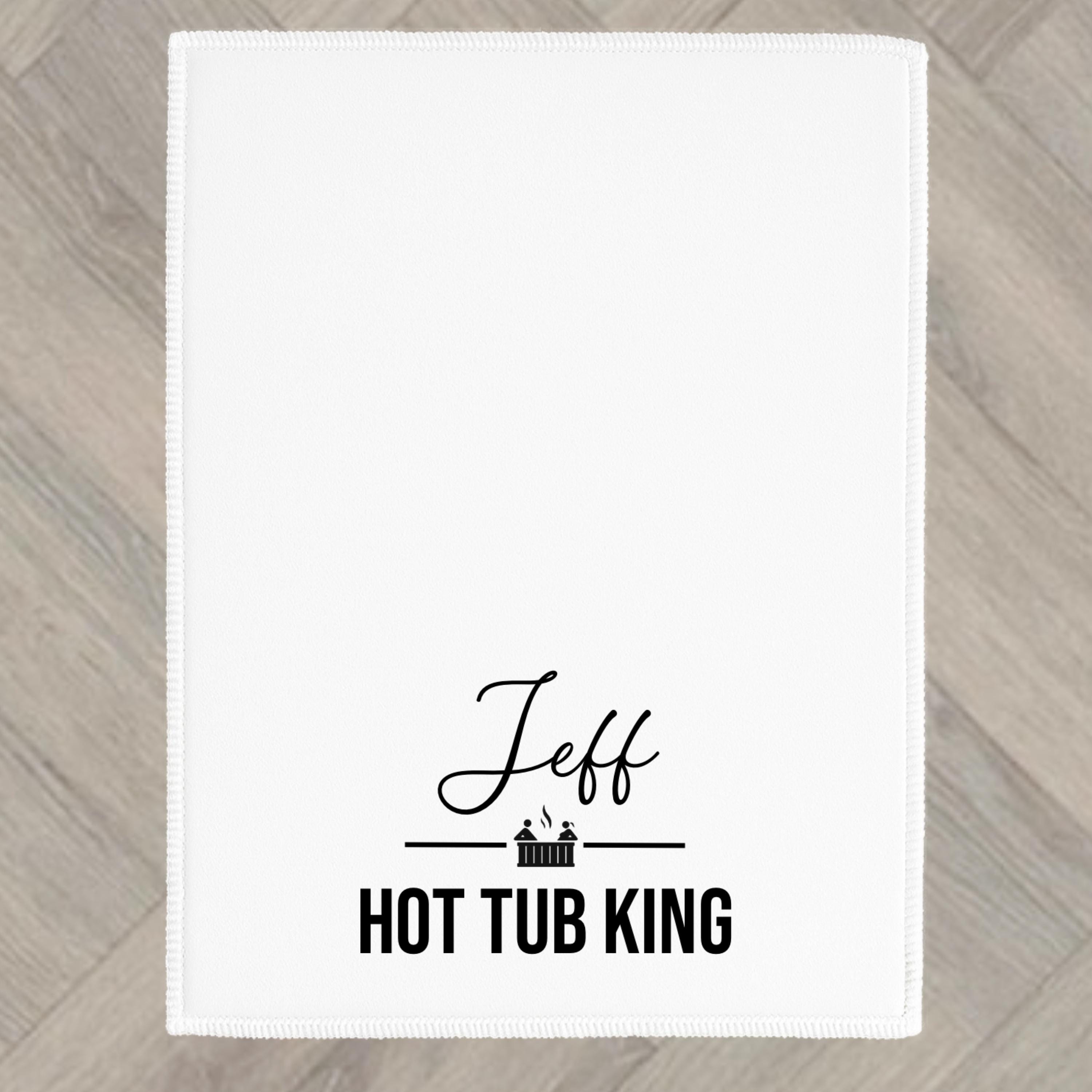 Hot Tub Queen King Face Towel Personalised Hand Towel