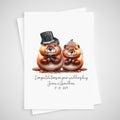 Beaver Wedding Card Personalised Bride & Groom