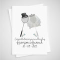 Badminton Wedding Card Personalised