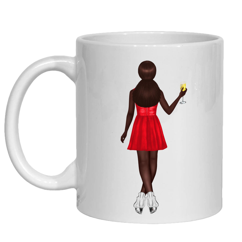 Ice Skater Mug Gift Personalised for her Ice Skating woman