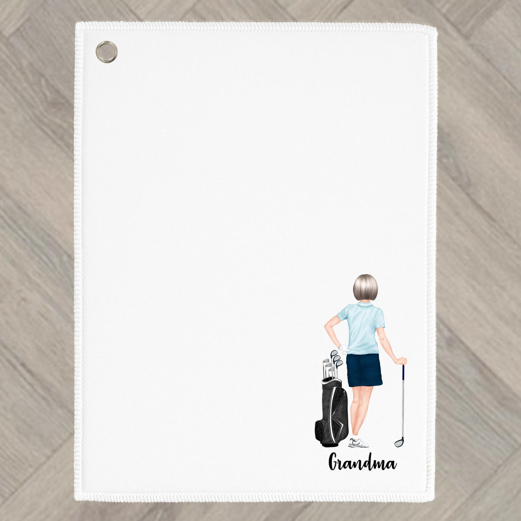 Golf Towel Personalised for Golfer gift for woman